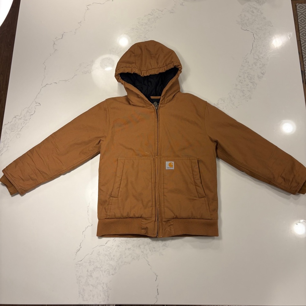 Carhartt Tan Hooded Jacket